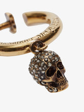 Load image into Gallery viewer, BRASS AND STRASS EARRINGS
